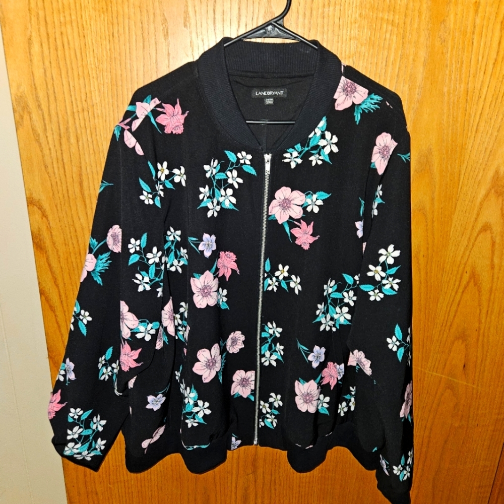 Plus Floral Jacket
